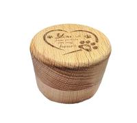 Wilgure Boîte À Cendres en Bois Classique pour Animaux De Compagnie pour La Conservation des Cendres Fourrures Bien-aimés Chats Et Chiens Accessoire Souvenirs Boîte À Souvenirs en