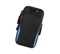 Wilgure Brassard de sport en maille respirante Support de téléphone pour 4 7-6 5 pouces Mise à niveau Sangles réglables pour activités de plein air Sport Étui de téléphone avec plusieurs poches pour