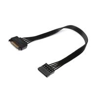 Wilgure Câble d'extension d'alimentation 15 broches mâle vers femelle pour PC de bureau