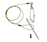 Wilgure Câble en acier inoxydable pour pêche à l'aiguille de pêche - Pour la plongée - Quick Handspear Stringer Big Game Fishing Clip