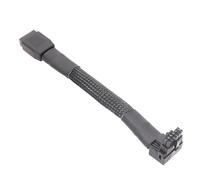 Wilgure Câble PCIe5.0 2VHPWR 16 broches à angle droit de 30 cm avec connecteurs à 90 degrés pour une connexion GPU transparente dans les accessoires de bureau PC