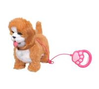 Wilgure Chien en peluche électrique éducatif polyvalent pour les activités à la maison Parc Conversations et jouet amusant pour chien parlant