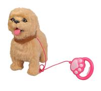 Wilgure Chien en peluche électrique éducatif polyvalent pour les activités à la maison Parc Conversations et jouet amusant pour chien parlant