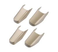 Wilgure Couvercles de poignées de porte de véhicule 4 pièces en plastique poignées extérieures 3W1Z5422670AA Opérations lisses Capuchons de poignée de porte de voiture
