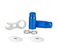Wilgure Écrous adaptateurs pour jantes de vélo Precisions en alliage d'aluminium pour une installation facile des jantes de vélo