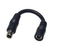 Wilgure Fil Adaptateur PVC DC5521 Femelle À DC8020 Mâle pour Connecter Les Batteries Stockage Photovoltaïques Câble Chargement