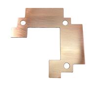 Wilgure GPU VRAM Thermal Pad Cuivre Dissipateur de Chaleur Miner Carte Graphique Refroidissement Utilisation avec GPU Bloc d'eau 488 570 580 588 590