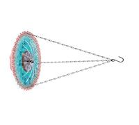 Wilgure Hanging Bain d'oiseaux d'extérieur Fontaine solaire pour attirer les oiseaux écureuils Grande capacité Nourriture de jardin Porte d'eau pour animaux sauvages Fontaine de jardin Feeder