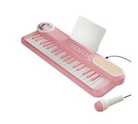 Wilgure Jouet de piano à 37 touches avec microphone chantant Musique précoce Clavier électronique éducatif pour enfants Éducation Enfants Jouet de clavier Apprendre