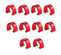 Wilgure Lot de 10 clips de frein de vélo - En alliage d'aluminium - Guide de frein C