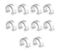 Wilgure Lot de 10 clips de frein de vélo en alliage d'aluminium Guide de frein C Clip Guide Pinces de vélo de route