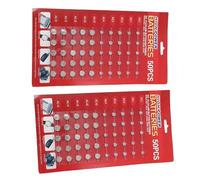 Wilgure Lot de 100 piles AG1/AG3/AG4/AG10/AG12/AG13 pour montre, horloge, caméra, bouton mixte, pile bouton de montre, appareils électroniques, montres, jouets, horloge, calculatrice, pile bouton