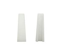 Wilgure Lot de 2 pièces de rechange en plastique solide Accessoires de mâchoire pour bijoux Cellules nasales plates Design portable et résistant aux rayures