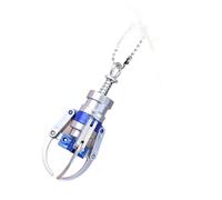 Wilgure Machine à griffes comme porte-clés Pendentif de sac ludique et fermeture éclair pour une utilisation quotidienne Jouet créatif à griffes pour les employés de bureau, bleu, taille unique