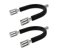 Wilgure Pare-chocs réglables recouverts de caoutchouc pour cavaliers et chevaux en descente comme décoration de bottes