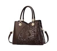 Wilgure Porte-monnaie moderne pour le rangement combattu du travail Bandoulière confortable Sac à main à la mode 2025 Pratique PU Sac à bandoulière pour les mamans, café