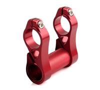 Wilgure Potences de vélo ergonomiques avec pince de guidon verrouillable en toute sécurité, potences de vélo creuses en aluminium pour pendule et vélos de randonnée