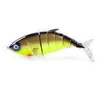 Wilgure Sea Albacore Pêche Allurement Surlignage Perles à queue flexibles en PVC et construction en tissu solide. Poisson artificiel en eau salée