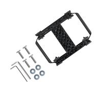 Wilgure Support de panier de vélo standard en alliage d'aluminium, fixations de porte-bagages, support de charge pour vélo de 61 à 71 cm, installation facile du panier, libération rapide