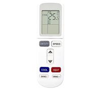 Wilgure Télécommande universelle pour climatiseur LCD AUX YKR-L/101E YKR-L/102E YKR-L/103E