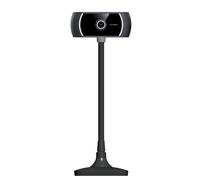 Wilgure Webcam de streaming avec microphone antibruit 30 fps 720p Objectif pour travail à distance en ligne Enseignement USB Caméra de conférence