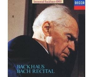 Wilhelm Backhaus - Bach Recital