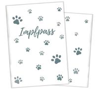 Wilhelm Fell Étui pour carnet de vaccination pour animaux I Personnalisable pour votre animal de compagnie I Idée cadeau personnelle pour les propriétaires d'animaux de compagnie I Housse de
