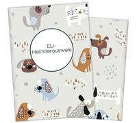 Wilhelm Fell Étui pour carte d'identité européenne pour animaux - Personnalisable pour votre chien - Idée cadeau personnelle pour les propriétaires d'animaux de compagnie - Housse de protection pour