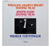 Wilhelm Furtwängler & Wiener Philharmoniker - Mozart: Sinfonie Nr. 40 / Haydn: Sinfonie Nr. 94 (Mit dem Paukenschlag) [Vinyl LP] [Schallplatte]