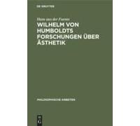 Wilhelm Von Humboldts Forschungen Über Ästhetik