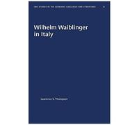 Wilhelm Waiblinger In Italy
