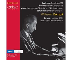 Wilhlm Kempff Joue Schumann Beethoven Chopin