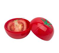 Wilitto Boîtes de rangement réutilisables pour fruits et légumes - Pour poivron vert, oignon, tomate, citron, ail, légumes - Rouge