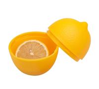 Wilitto Boîtes de rangement réutilisables pour fruits et légumes - Pour poivron vert, oignon, tomate, citron, ail, légumes - Jaune