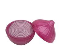 Wilitto Boîtes de rangement réutilisables pour fruits et légumes - Pour poivron vert, oignon, tomate, citron, ail, légumes - Violet