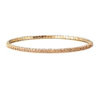 Wilitto Bracelet élégant en strass multicolores pour femme - Avec perles de tennis en cristal - Fil extensible - Tendance, Strass, Pierre secondaire