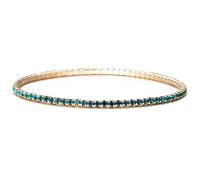 Wilitto Bracelet élégant en strass multicolores pour femme - Avec perles de tennis en cristal - Fil extensible - Tendance, Strass, Pierre secondaire
