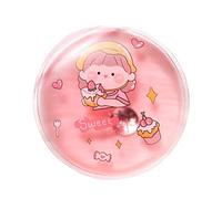 Wilitto Chauffe-mains réutilisable en gel liquide de dessin animé, durable, sûr, sans odeur, activé par l'air, couleur aléatoire