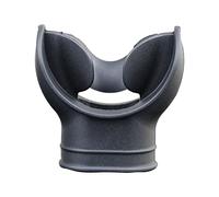 Wilitto Embout de plongée, Embout de Tuba en Silicone, régulateurs d'embout de Tube de plongée pour magasins de plongée, plongée Professionnelle, entraînement de Natation Noir Taille Unique