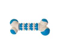 Wilitto Jouet à mâcher pour chien de couleur assortie - Petits os - Indestructible - Interactif - Nettoyage des dents de chiot - Soulage l'ennui - Bleu agressif