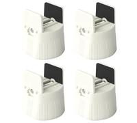 Wilitto Lot de 4 rehausseurs réglables de 8 cm, rehausseurs de meubles robustes pour canapé, table, chaise pour chaise carrée/ronde, prend en charge 6,8 kg Abricot L