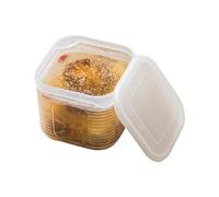 Wilitto Lot de 6 boîtes de conservation pour réfrigérateur avec couvercles, boîte hermétique pour soupe surgelée, boîte d'emballage étanche pour réfrigérateur