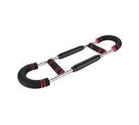 Wilitto Twister Arm Exerciseur de poitrine à domicile, barre d'entraînement à ressort réglable, renforcement musculaire pour avant-bras, triceps, équipement d'entraînement de fitness portable à