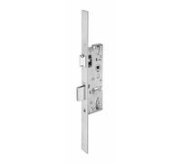 WILKA Serrure à cadre tubulaire Stulp en acier inoxydable Reno 1438 PZ - Mandrin 40 mm, DIN réglable, entièrement galvanisé, cylindre profilé pré-directionné