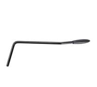 Wilkinson 5mm Tige de Vibrato à Enfoncer Bras Tremolo Arm pour Chevalet Tremolo Korea Wilkinson WVC/WV2/WV6, Noir Embout Noir