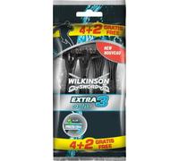 Wilkinson Extra 3 Activ Lot de 6 rasoirs jetables pour hommes