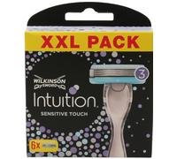 Wilkinson intuition Sensitive Touch 6 lames de rechange Protection de la peau pour un rasage précis
