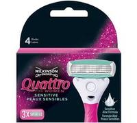 Wilkinson Quattro For Women Sensitive - Pack De 3 Recharges