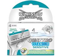 WILKINSON Lames Quattro Titanium Sensitive+ par 4