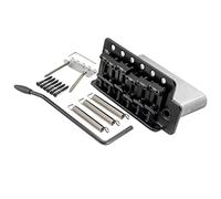Wilkinson M Series 52,5mm Vintage Chevalet Tremolo Bridge Vibrato 6 Vis avec Bloc 36mm pour Guitare Electrique Style Strat, Noir
